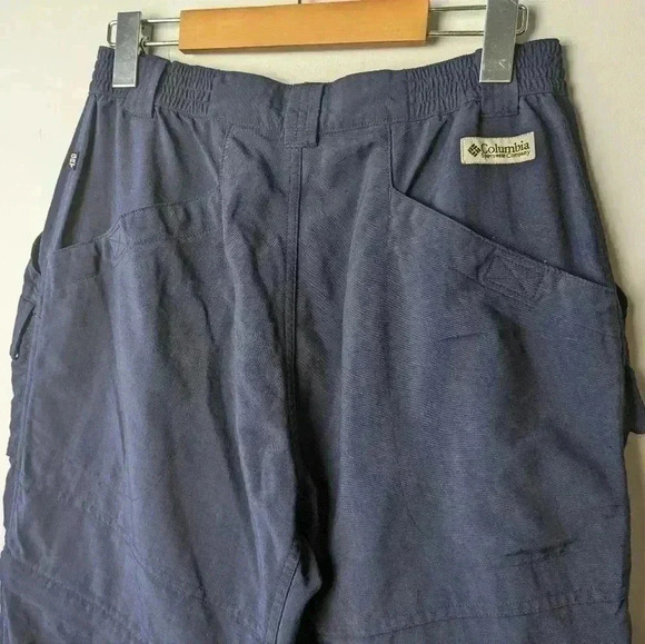 COLUMBIA Trackpants for women Size medium 100% nylon  Navy blue color - Picture 6 of 9